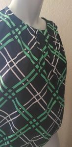 Liz Claiborne Pleated Front Sleeveless Top